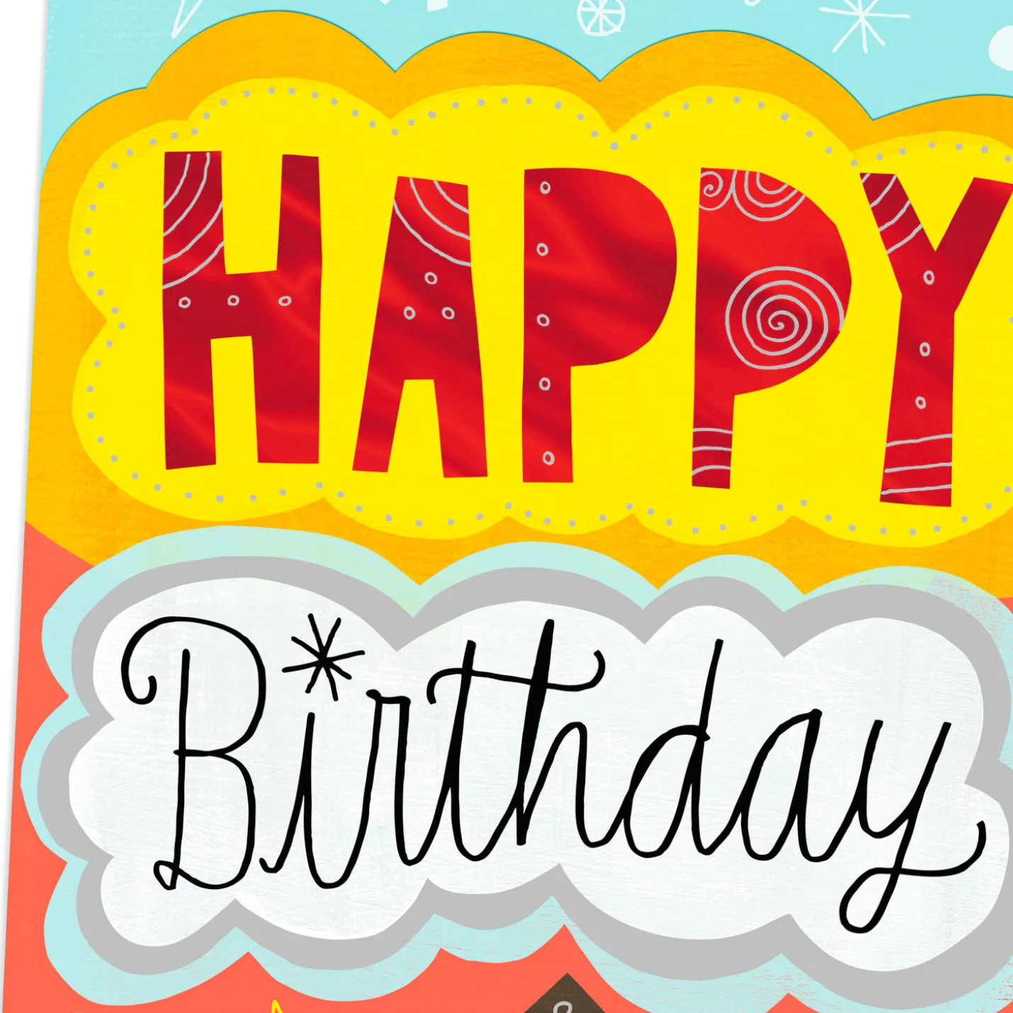 16" Celebrate Jumbo Birthday Card From All