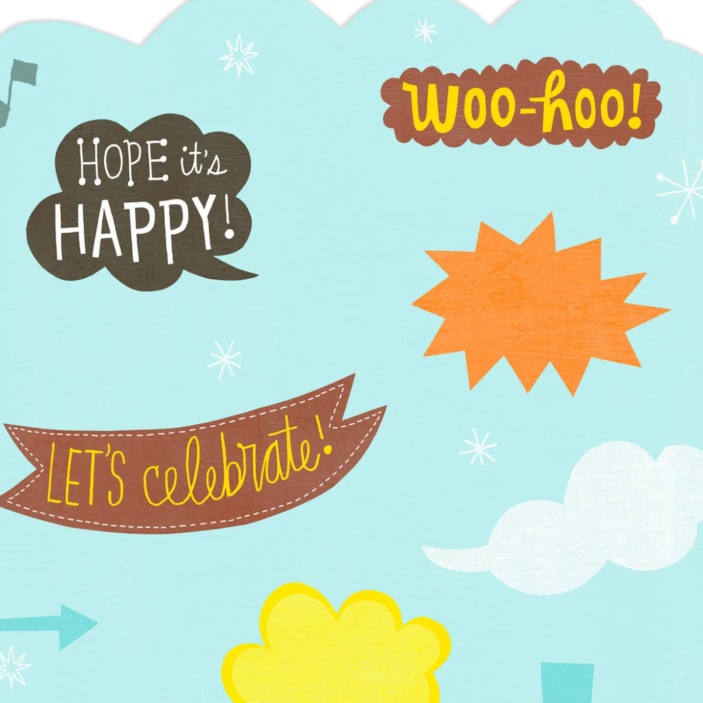 16" Celebrate Jumbo Birthday Card From All
