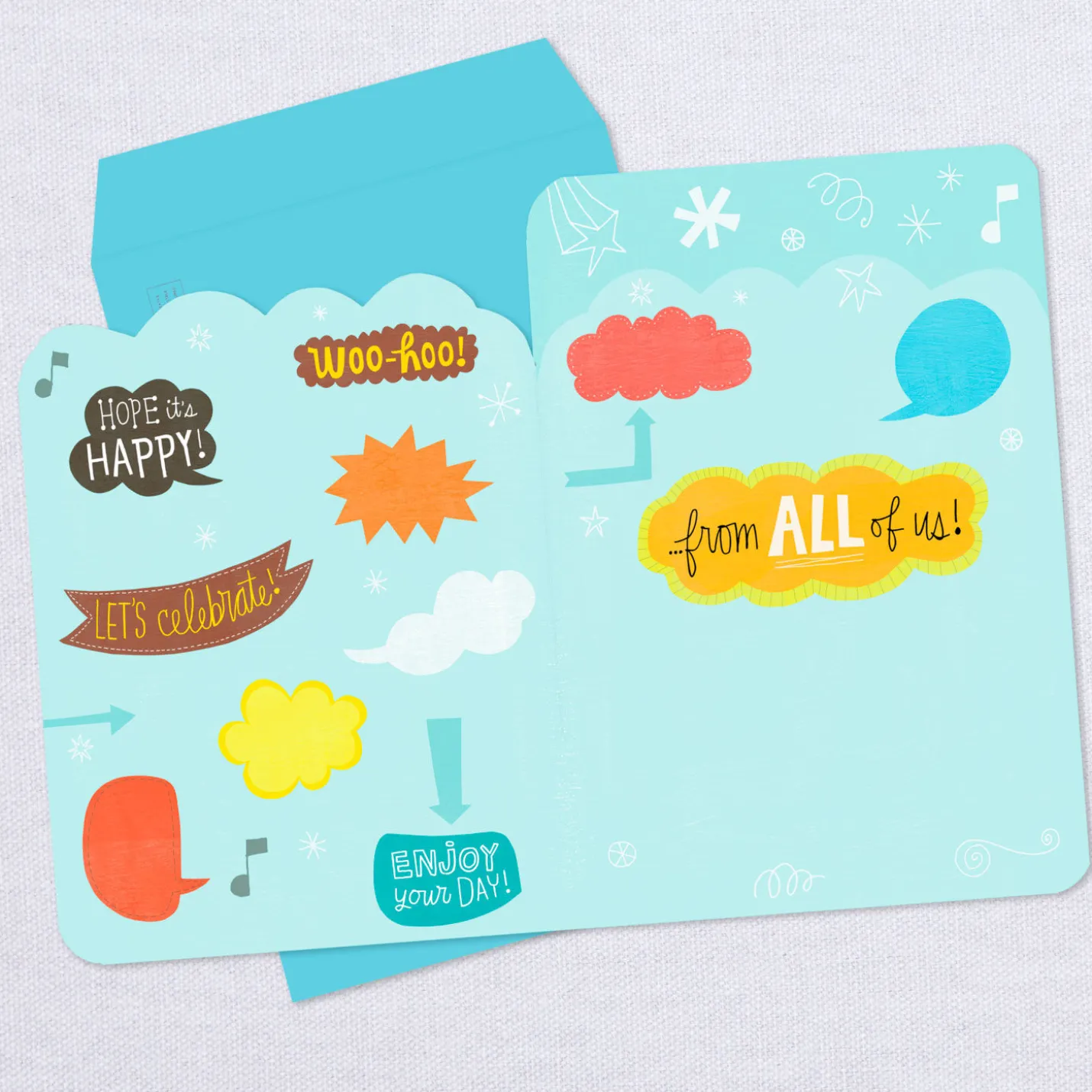 16" Celebrate Jumbo Birthday Card From All