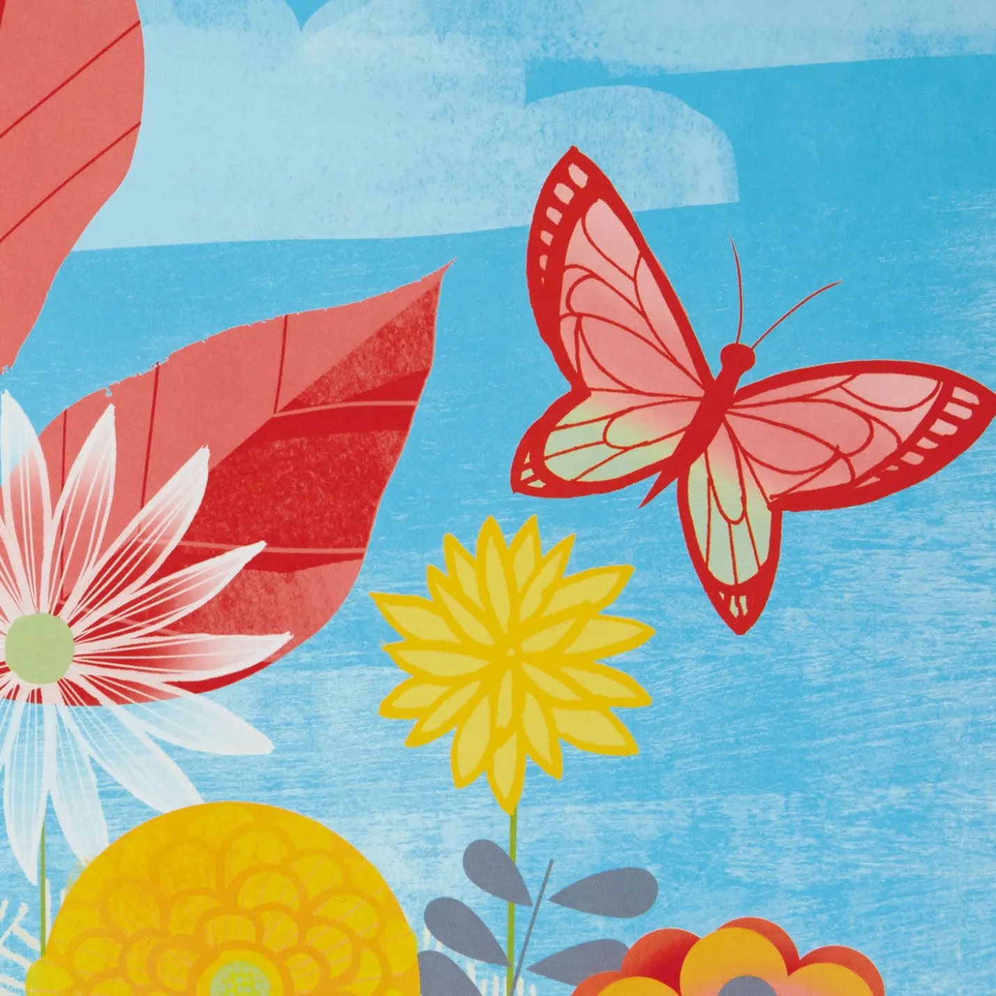 16" Joyful Butterflies Pop-Up Jumbo Birthday Card