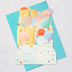 12.38" Jumbo Celebrate Big-Time 3D Pop-Up Birthday Card