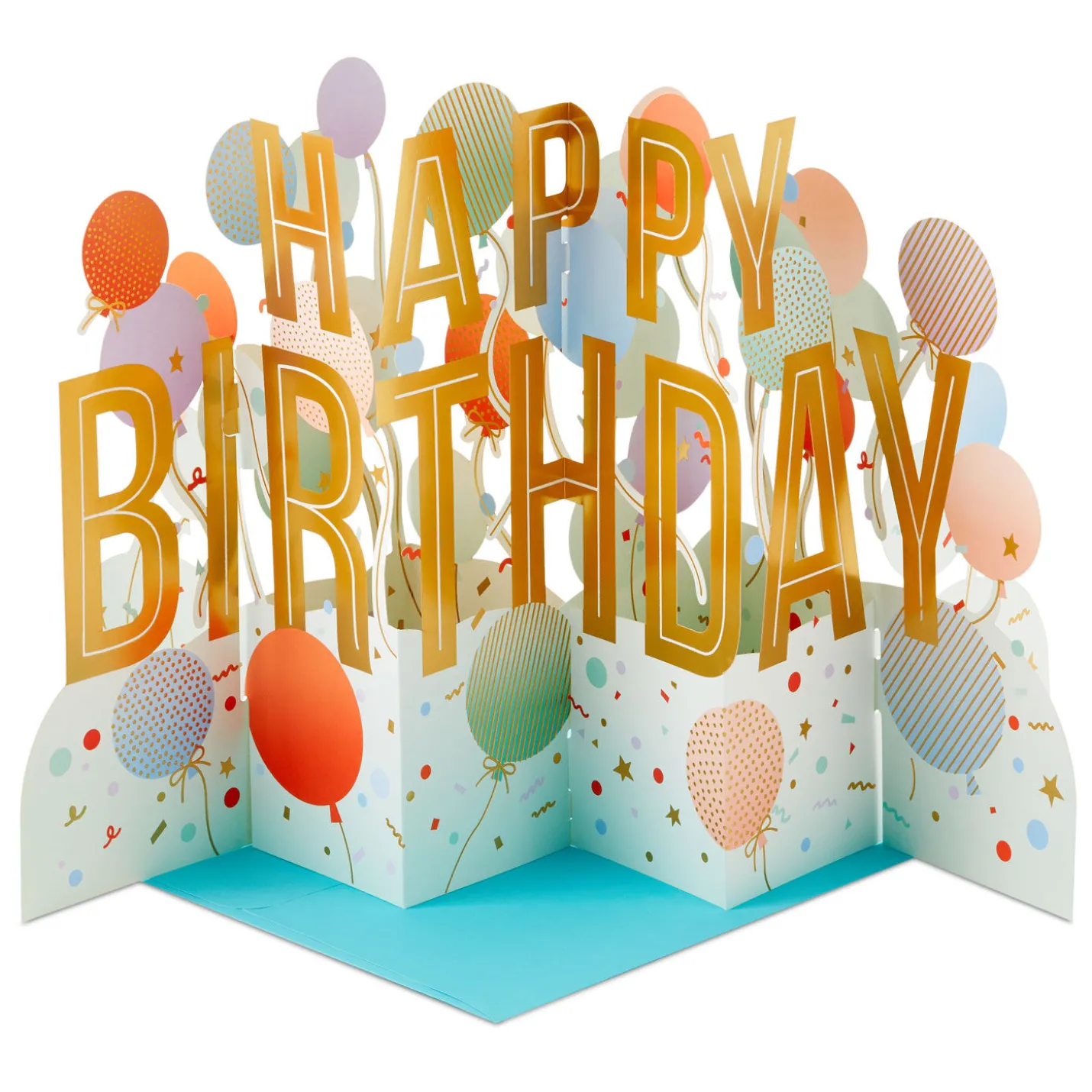 12.38" Jumbo Celebrate Big-Time 3D Pop-Up Birthday Card
