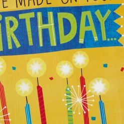 16" Make a Fuss Cake Pop-Up Jumbo Birthday Card