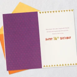 16 Years Amazing and Loved Birthday Card
