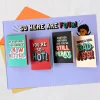 A Bad-Ass, Smart-Ass, Kick Ass Lady Birthday Card With Mini Cards for Her