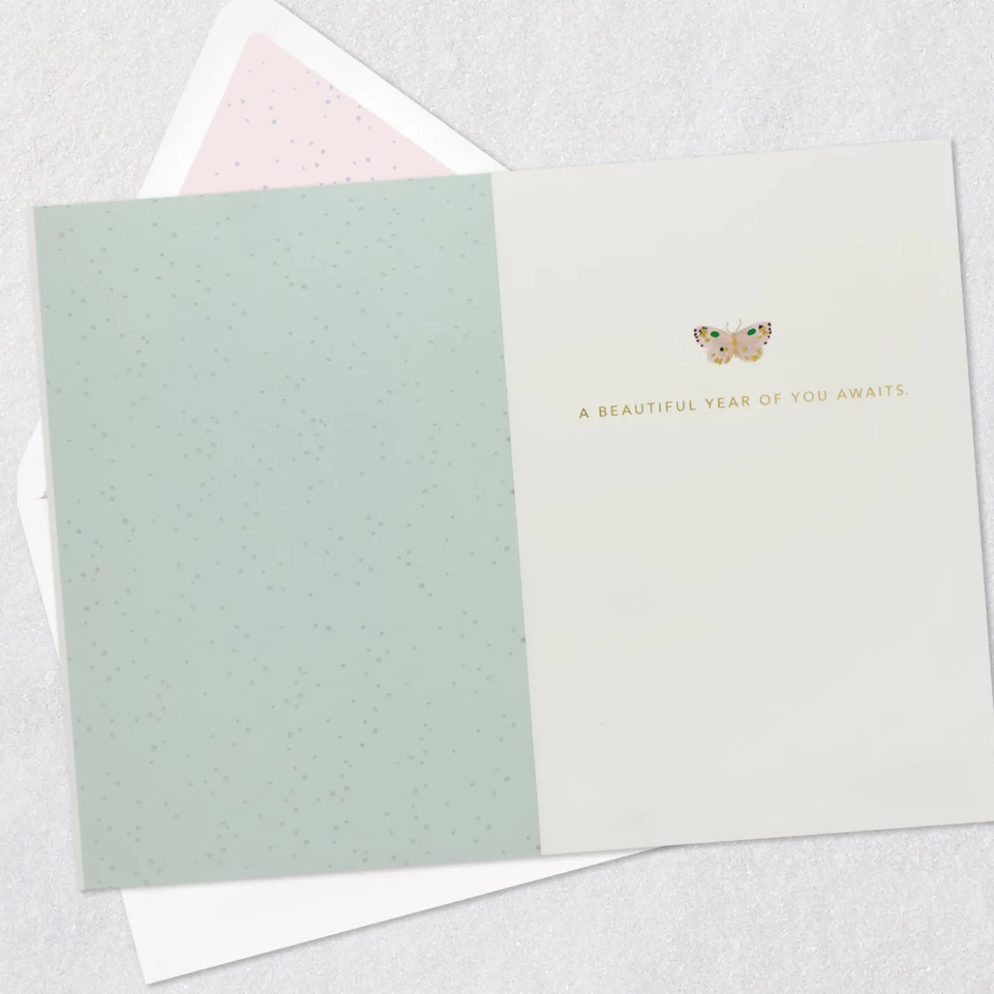 A Beautiful Year Awaits Birthday Card