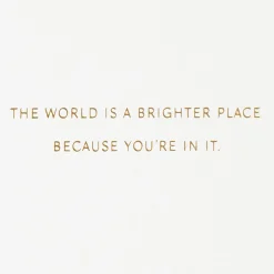 A Brighter Place Birthday Card