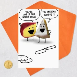 A Cheesy Wish Funny Birthday Card