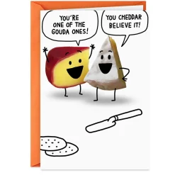 A Cheesy Wish Funny Birthday Card