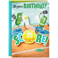 A Dill-ightful Day Pickleball Musical Birthday Card With Motion
