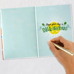 A Dill-ightful Day Pickleball Musical Birthday Card With Motion