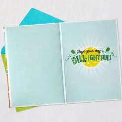 A Dill-ightful Day Pickleball Musical Birthday Card With Motion
