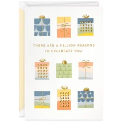 A Million Reasons to Celebrate You Birthday Card