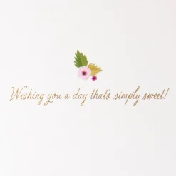 A Simply Sweet Day Birthday Card
