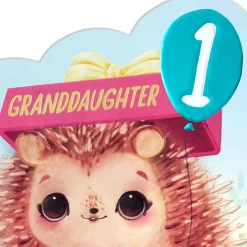 A Year of Dreams Come True First Birthday Card for Granddaughter