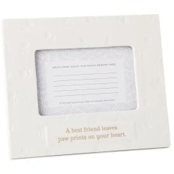 A Best Friend Leaves Paw Prints Picture Frame, 4x6