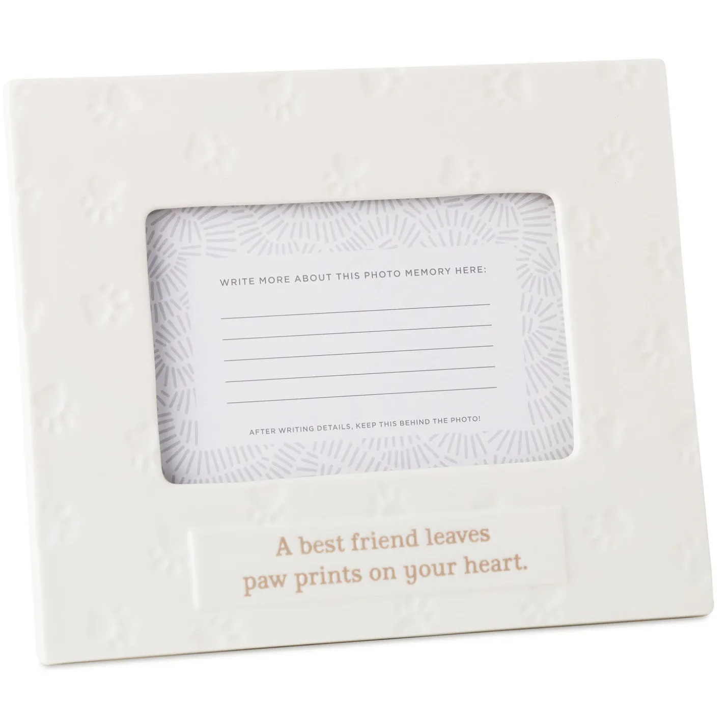 A Best Friend Leaves Paw Prints Picture Frame, 4x6