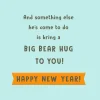 A Big Bear Hug Rosh Hashanah Card for Grandson