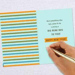 A Big Bear Hug Rosh Hashanah Card for Grandson