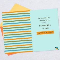 A Big Bear Hug Rosh Hashanah Card for Grandson