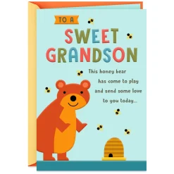 A Big Bear Hug Rosh Hashanah Card for Grandson