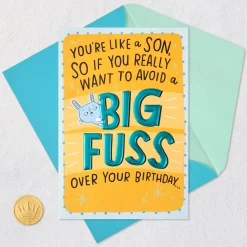 A Big Birthday Fuss Pop-Up Birthday Card for Like a Son