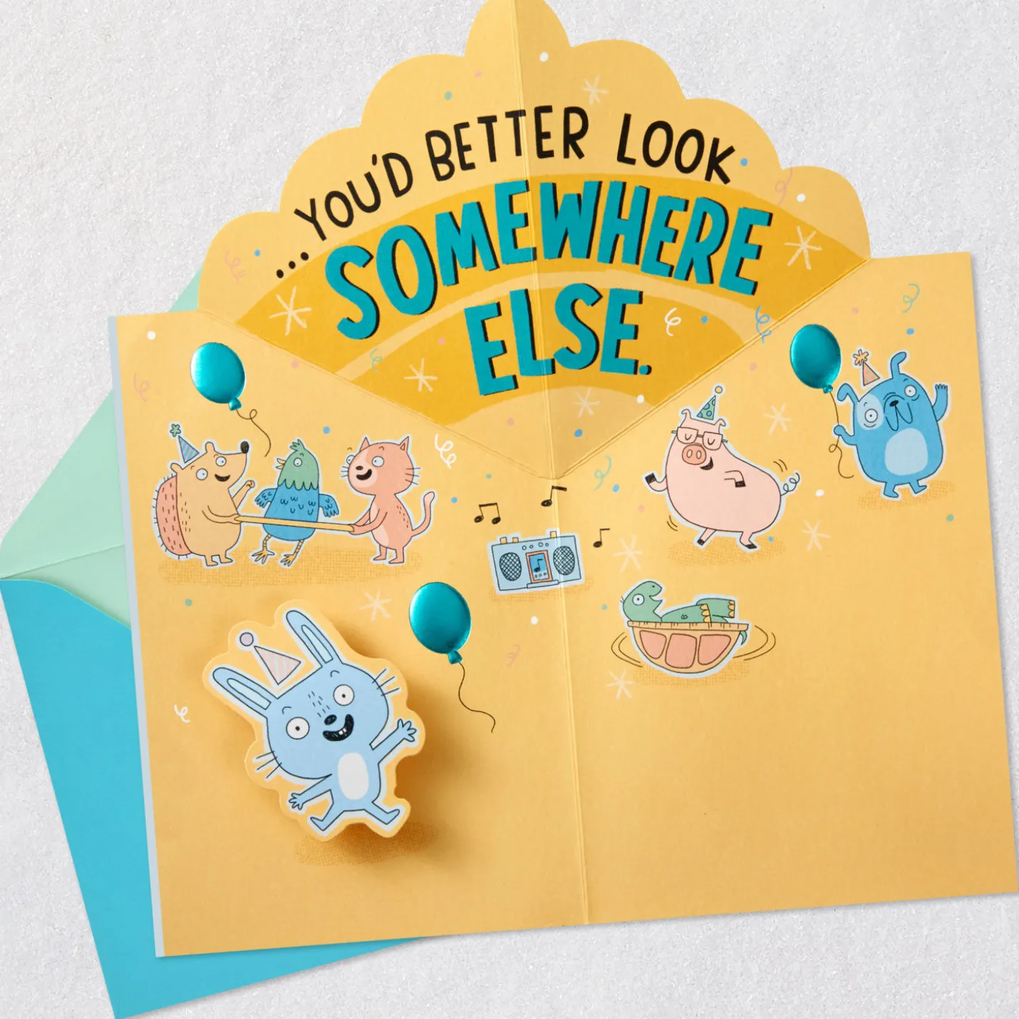 A Big Birthday Fuss Pop-Up Birthday Card for Like a Son