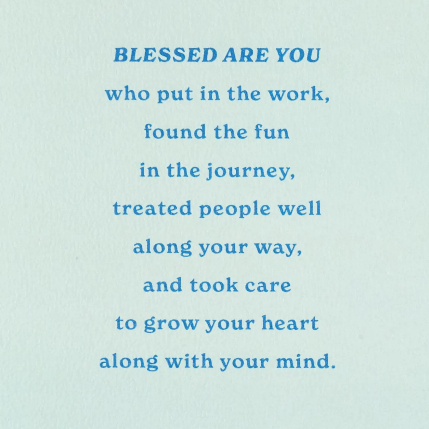 A Blessing and Joy Graduation Card