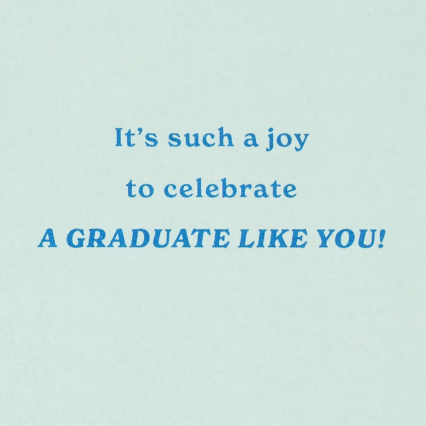 A Blessing and Joy Graduation Card