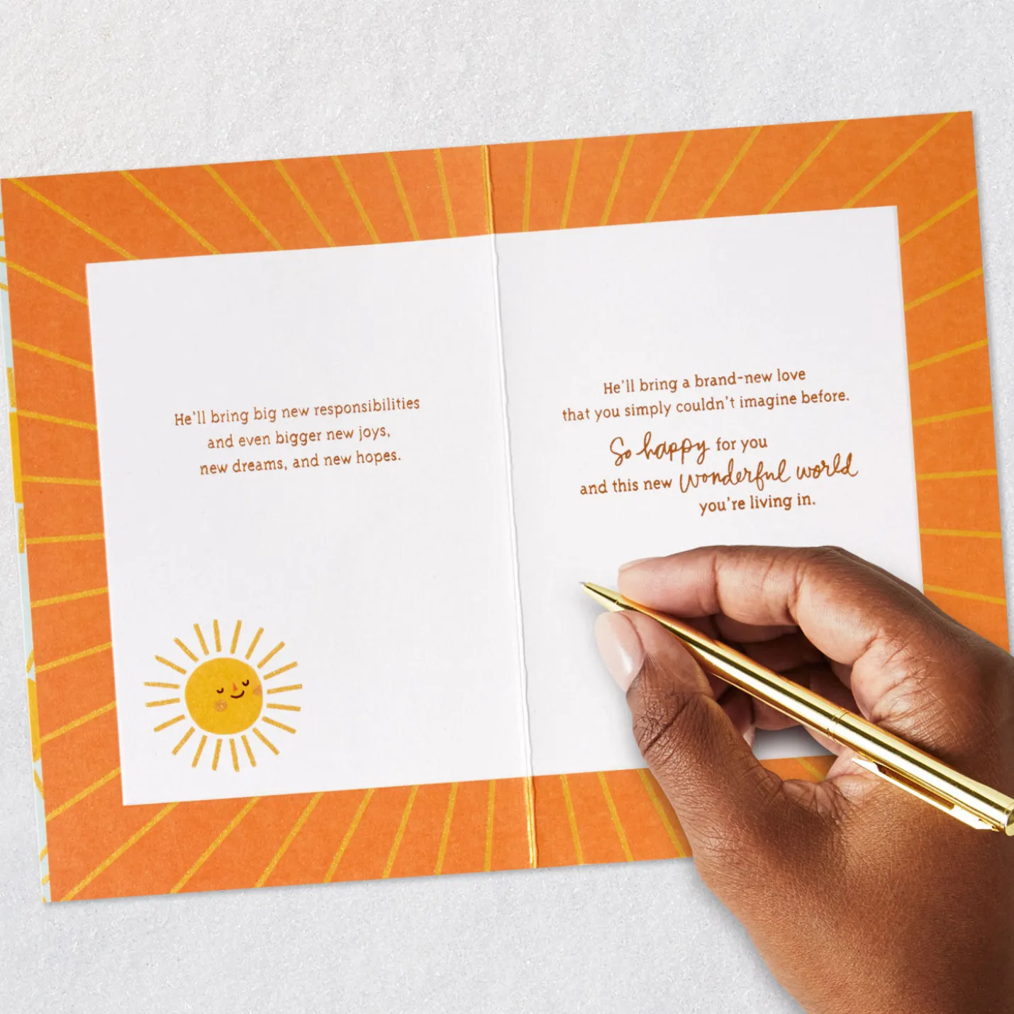 A Brand-New Love New Baby Boy Card