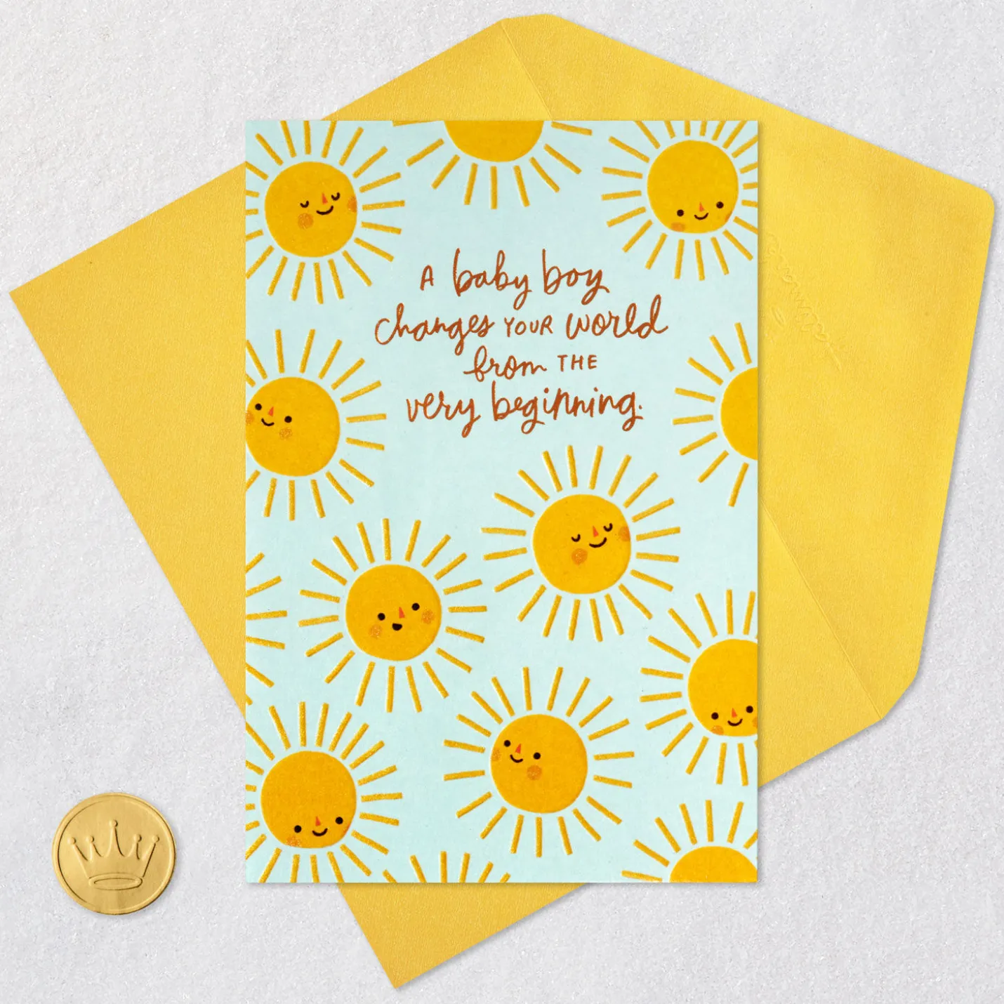 A Brand-New Love New Baby Boy Card
