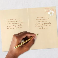 A Brand-New Love New Baby Girl Card