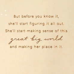 A Brand-New Love New Baby Girl Card