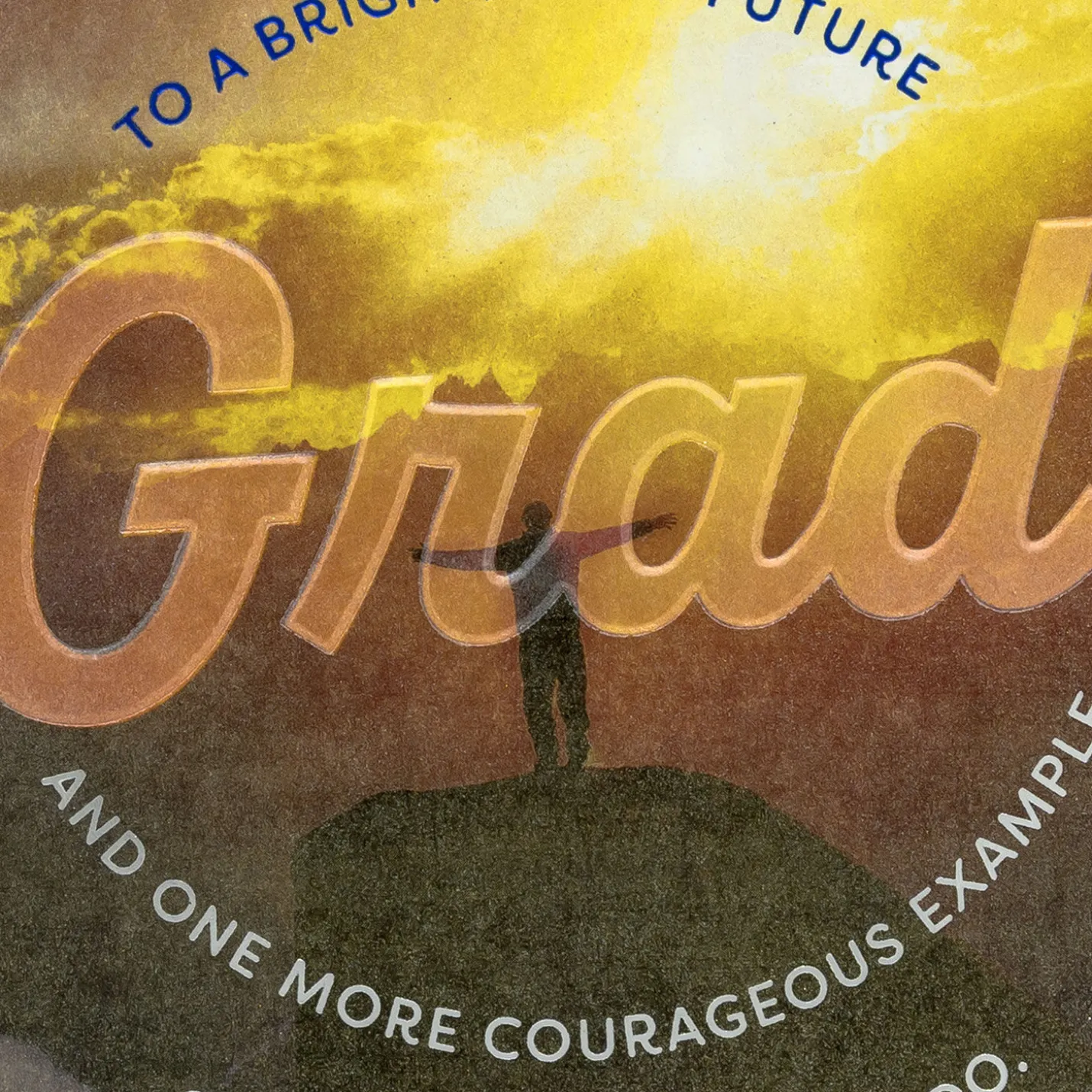 A Bright, Bold Future Graduation Card