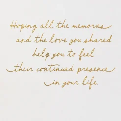 A Bright Light Shining Down With Love Sympathy Card