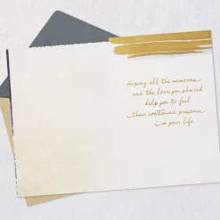 A Bright Light Shining Down With Love Sympathy Card