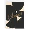 Abstract Cheers Custom Congratulations Card