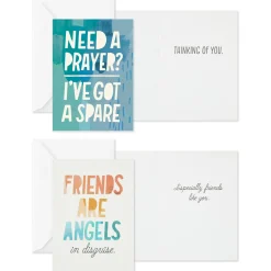 Abstract Collage Boxed Encouragement Cards Assortment, Pack of 12