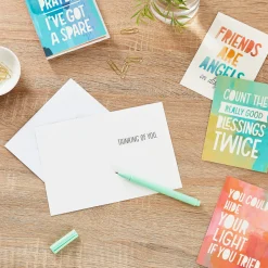 Abstract Collage Boxed Encouragement Cards Assortment, Pack of 12