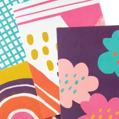 Abstract Doodles and Dots Boxed Blank Note Cards, Pack of 48