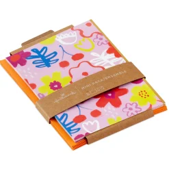 Abstract Floral on Pink Blank Note Cards, Pack of 5