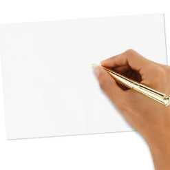 Abstract Floral on Pink Blank Note Cards, Pack of 5