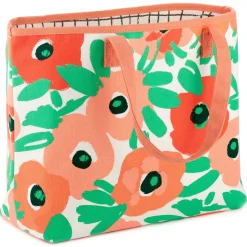 Abstract Floral Tote Bag
