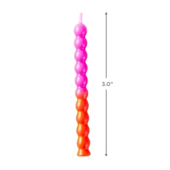 Abstract Shaped Birthday Candles, Pack of 4