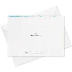 Abstract Waves Boxed Blank Sympathy Thank-You Notes, Pack of 20