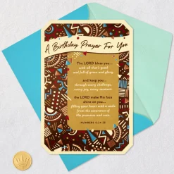 Abundant Blessings to You Religious Birthday Card