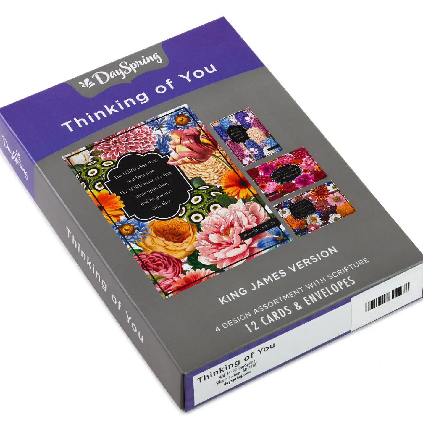 Abundant Blessings Assorted Religious Thinking of You Cards, Box of 12