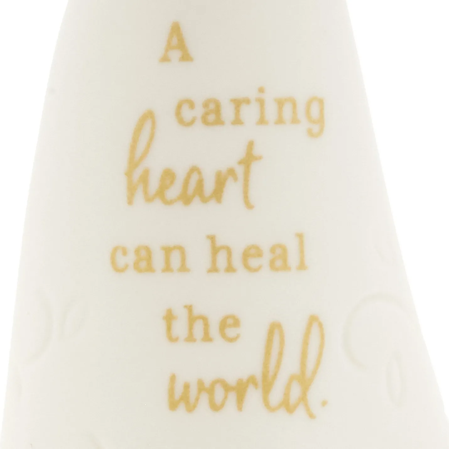 A Caring Heart Mini Angel Figurine, 3.8"