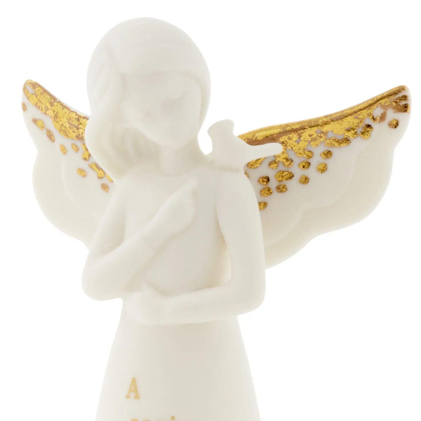A Caring Heart Mini Angel Figurine, 3.8"