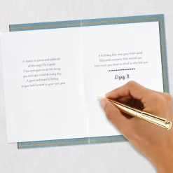 A Chance to Pause and Celebrate Birthday Card for Brother-in-Law